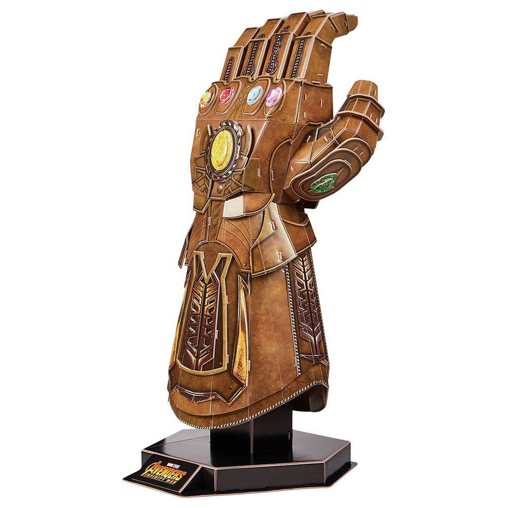 Spin Master - 4D Build Marvel Infinity Gauntlet 3D Puzzle Model Kit - 142pcs