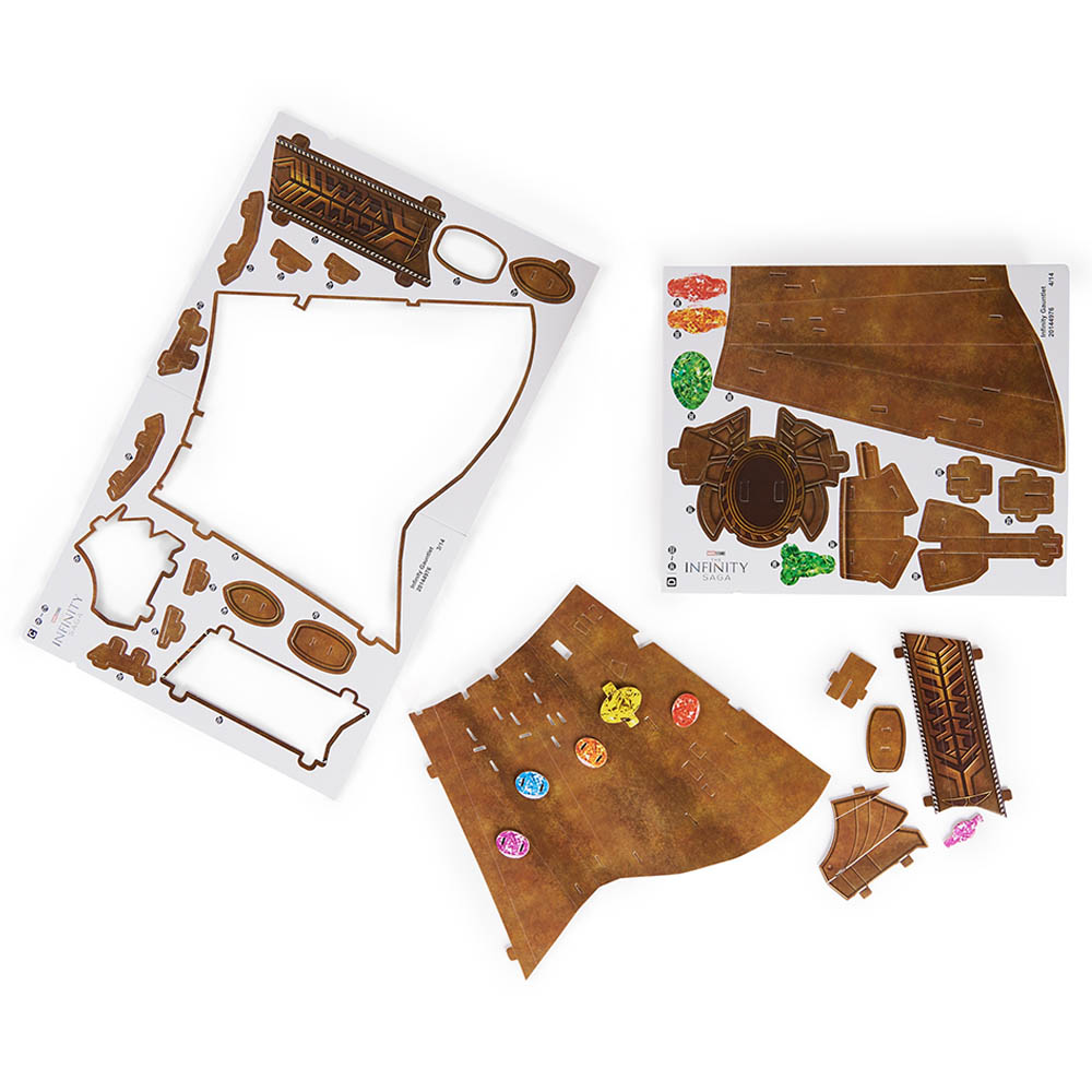 Spin Master - 4D Build Marvel Infinity Gauntlet 3D Puzzle Model Kit - 142pcs