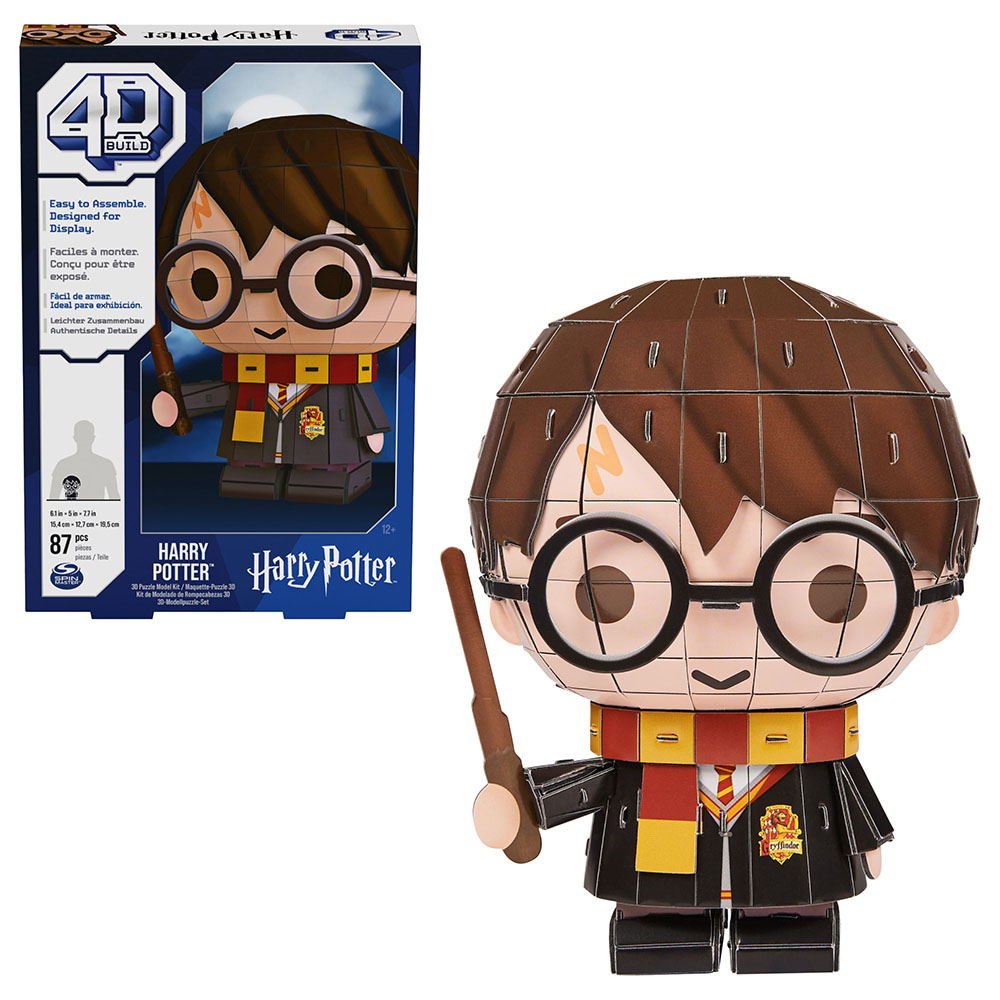 Spin Master - 4D Build Harry Potter Character 3D Puzzle Model Kit - 87pcs