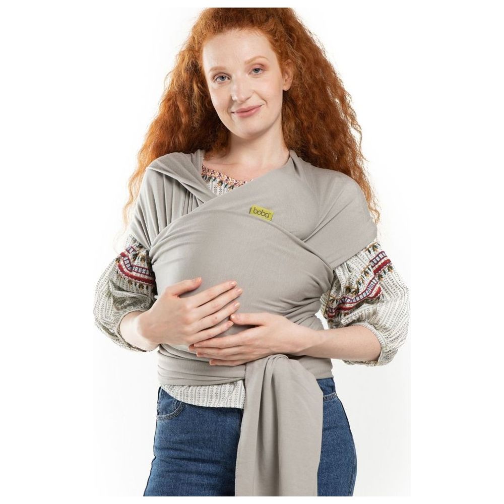 Boba Stretchable Wrap Sling Baby Carrier Serenity Light Grey