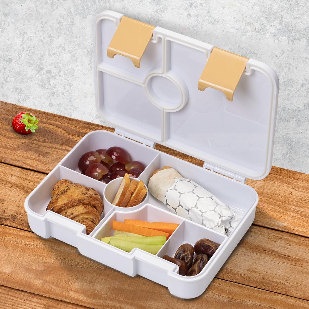 Eazy Kids - Bento Lunch Box with Sandwich Cutter Set - Avocado