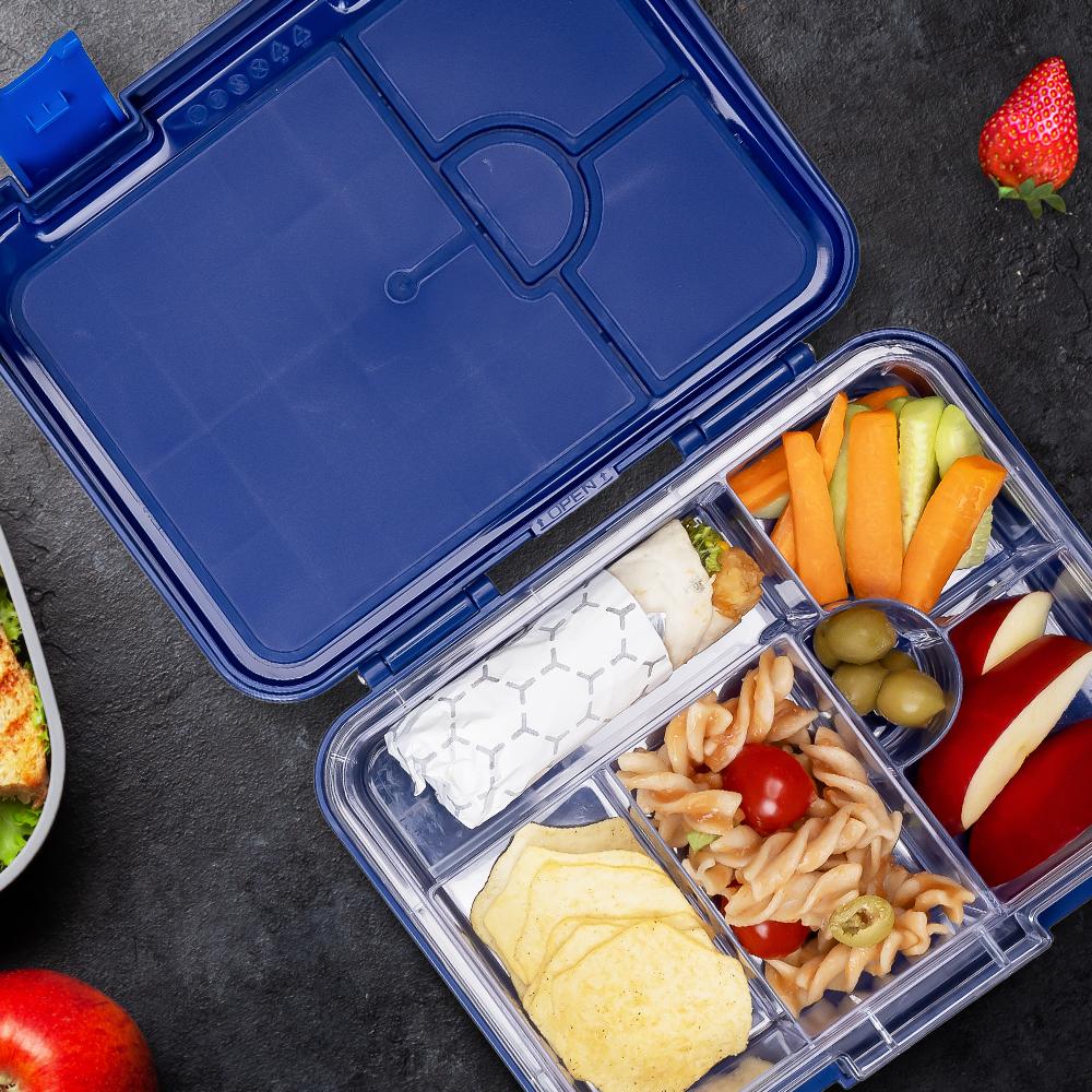 Eazy Kids - Bento Lunch Box with Sandwich Cutter Set - Eat Sleep Game