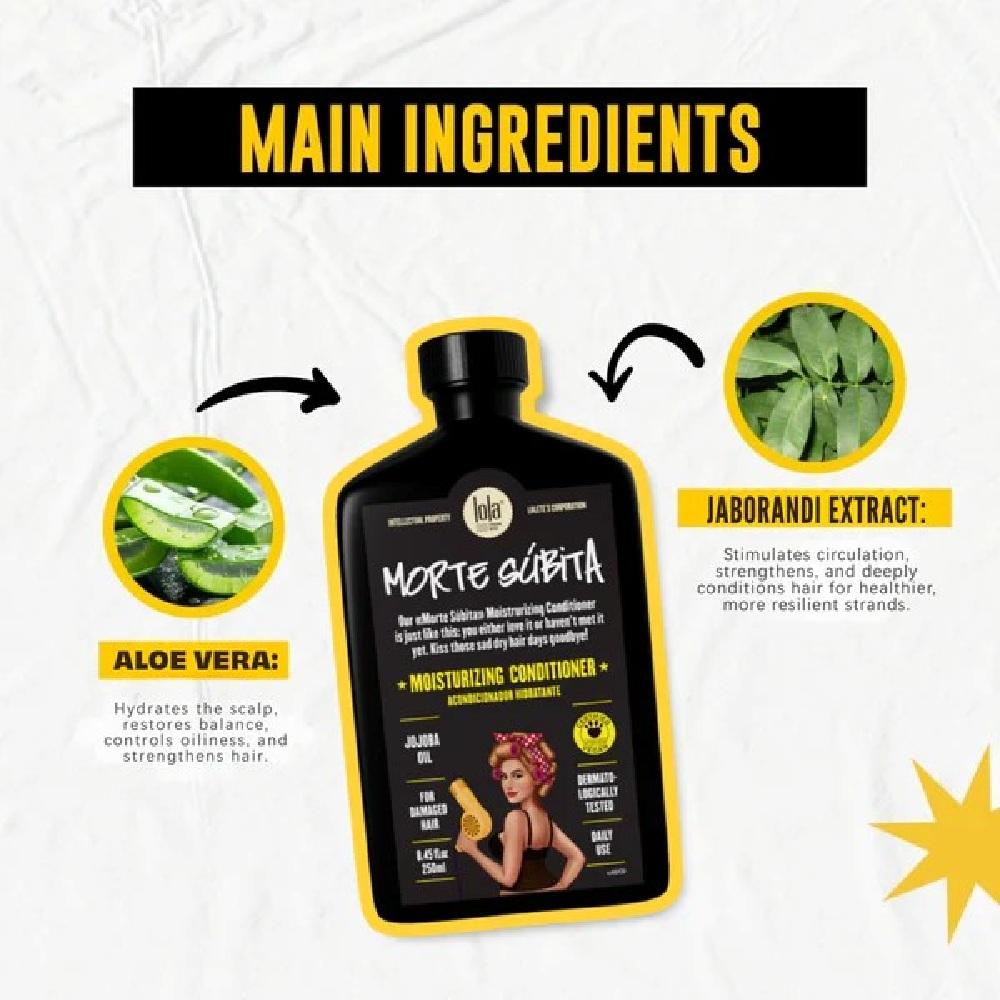 Lola From Rio - Morte Subita Intense Moisturising Conditioner For Damaged & Chemically Treated Hair - 250g