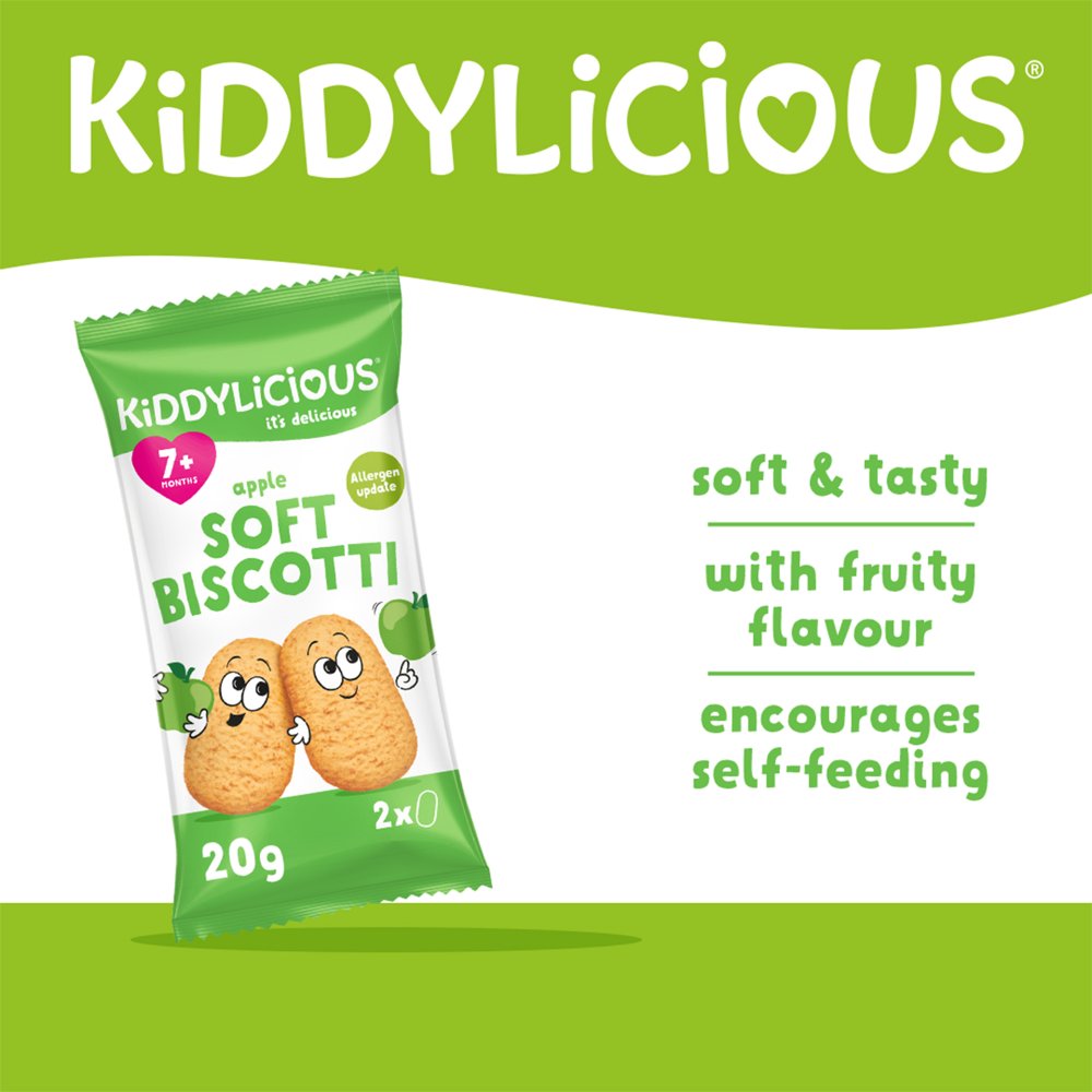 Kiddylicious - Apple Soft Biscotti