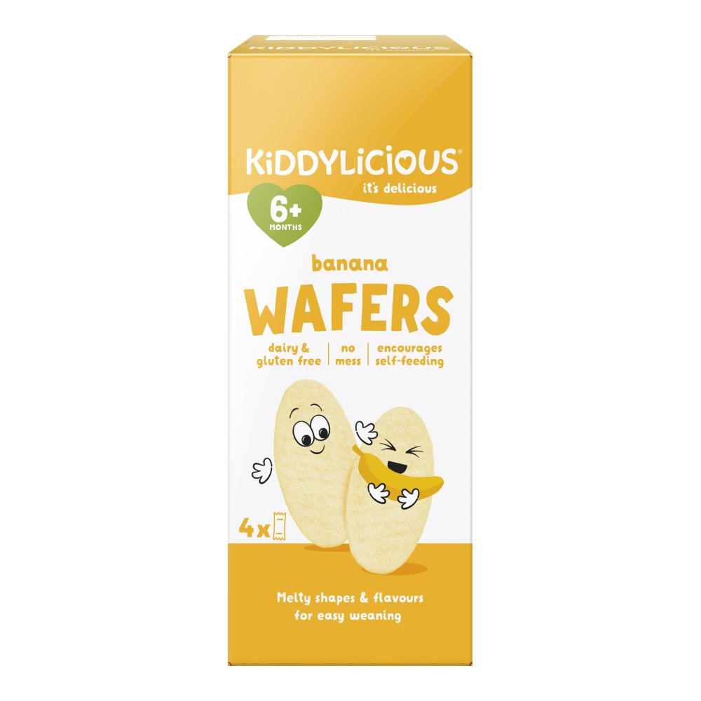 Kiddylicious - Mini Wafers Banana - 16g