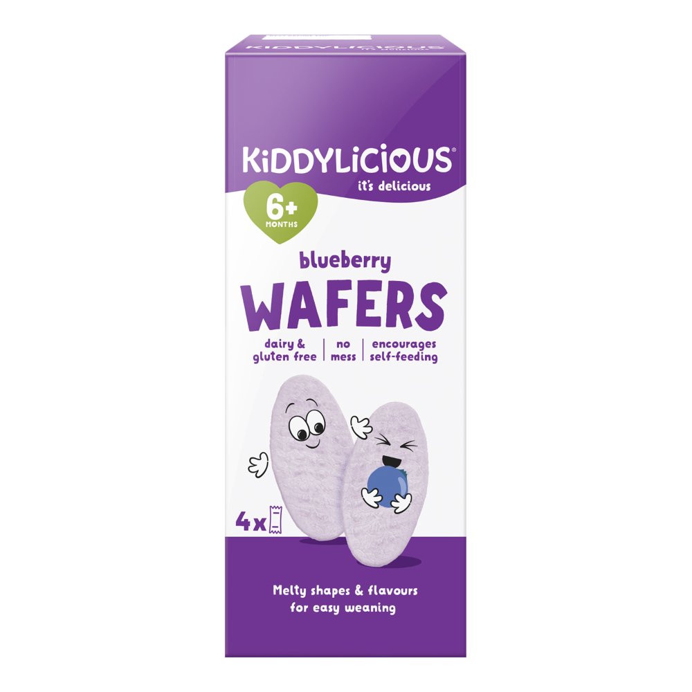 Kiddylicious - Mini Wafers Blueberry - 16g