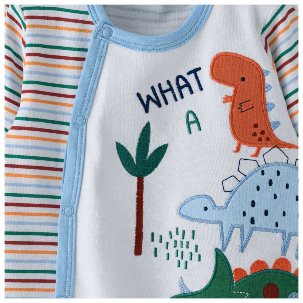 Boo Boo Baby Boy Sleepsuit & Hat - 2 Pcs