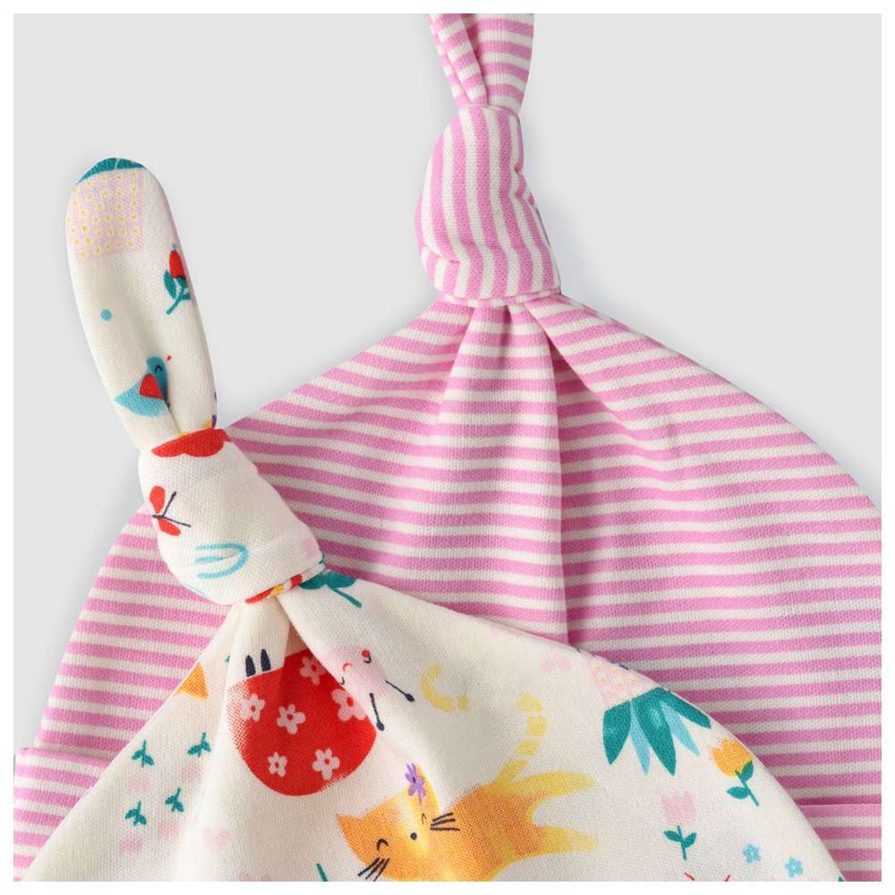 Boo Boo - 2pc-Set - Hats - Pink/Blue/Red