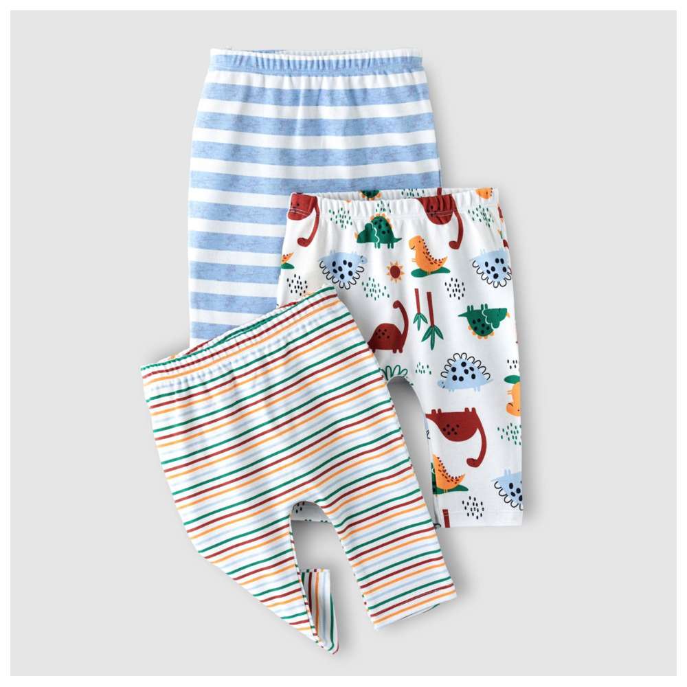 Boo Boo Baby Boy Printed Pants - 3 Pcs