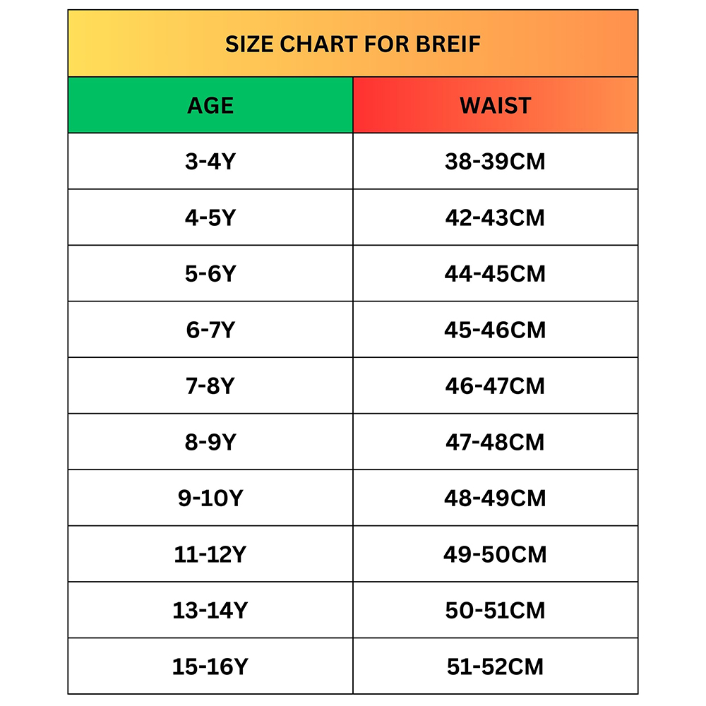 Zebra Crossing T-Shirtn Boy's Brief - White - 3 Pcs