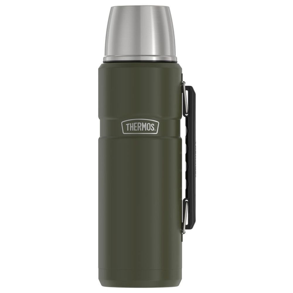 Thermos - Vacuum Insulated Thermal Bottle - Army Green - 1200ml