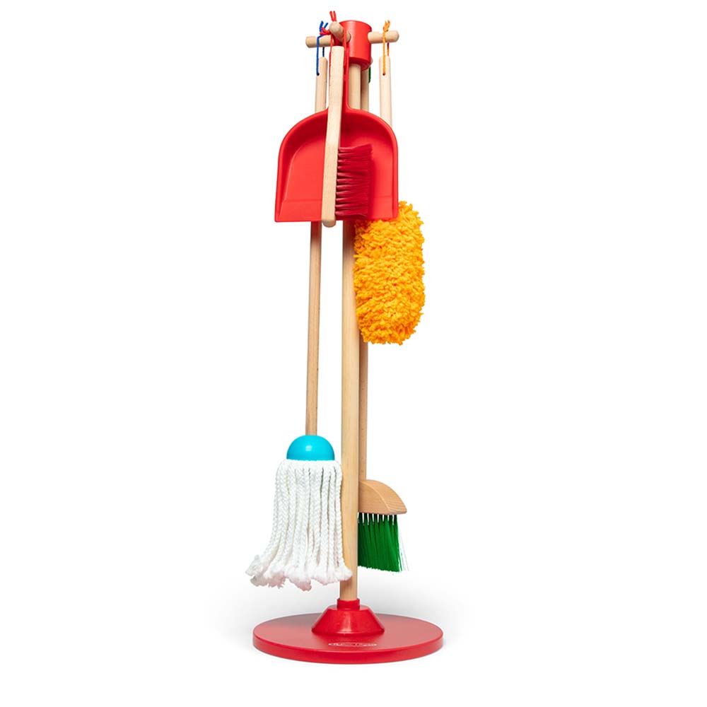 Melissa & Doug Dust! Sweep! Mop! Play Cleaning Set - 6 Pcs