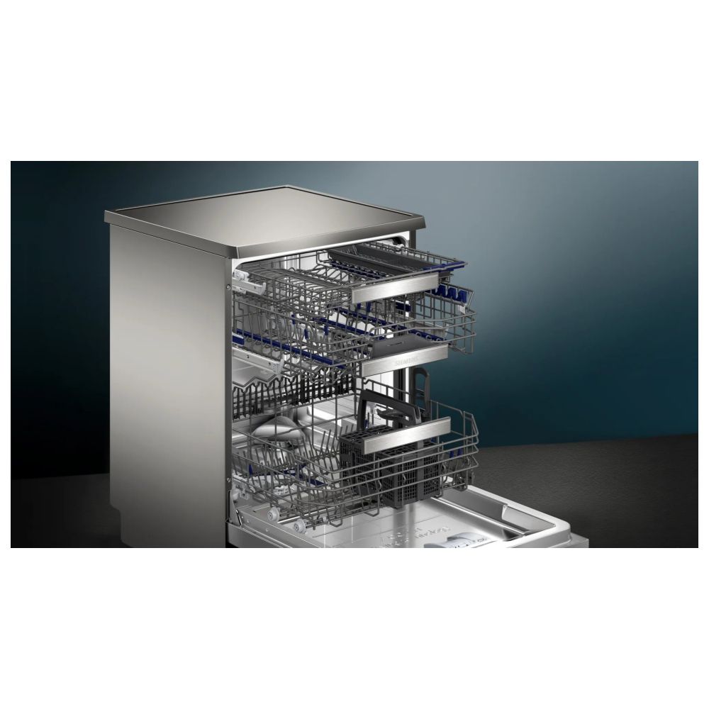 Siemens Dishwasher SN27ZI86DM - Silver Inox - 60 cm