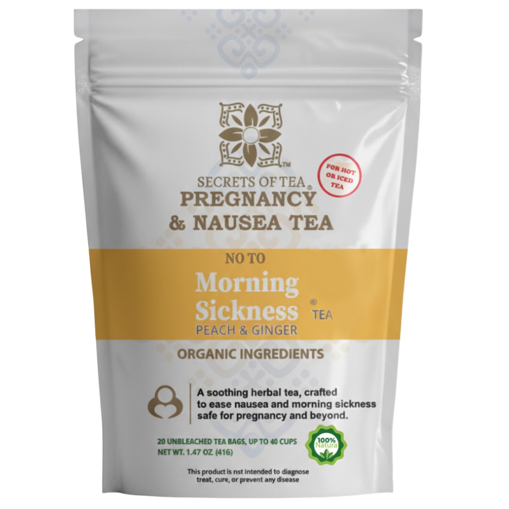 Secrets Of Tea - Morning Sickness Tea - Peach & Ginger
