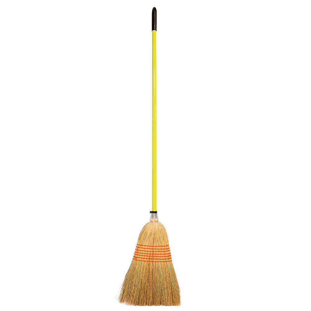 Red Gorilla - Corn Broom With Handle - Yellow - 120 cm