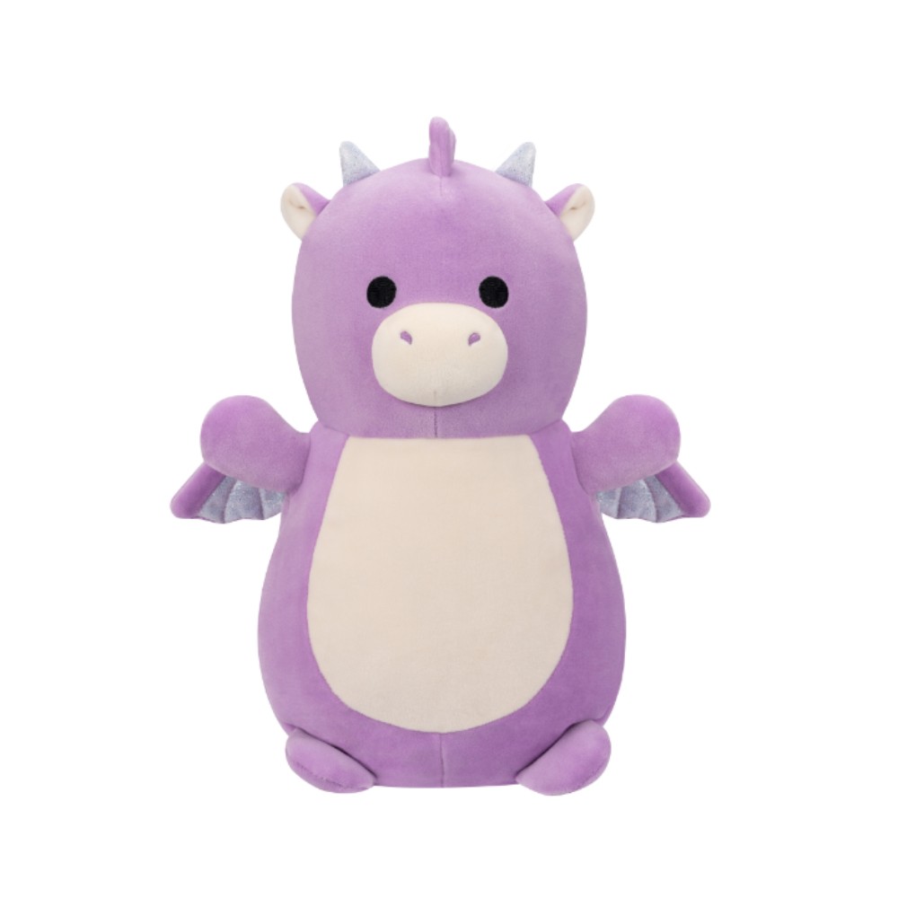 Squishmallows - Dina Dragon Hugmee Plush Toy - Purple - 10-Inch
