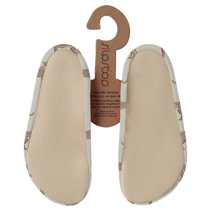 Slipstop Cheetah Junior Multipurpose Shoes - White