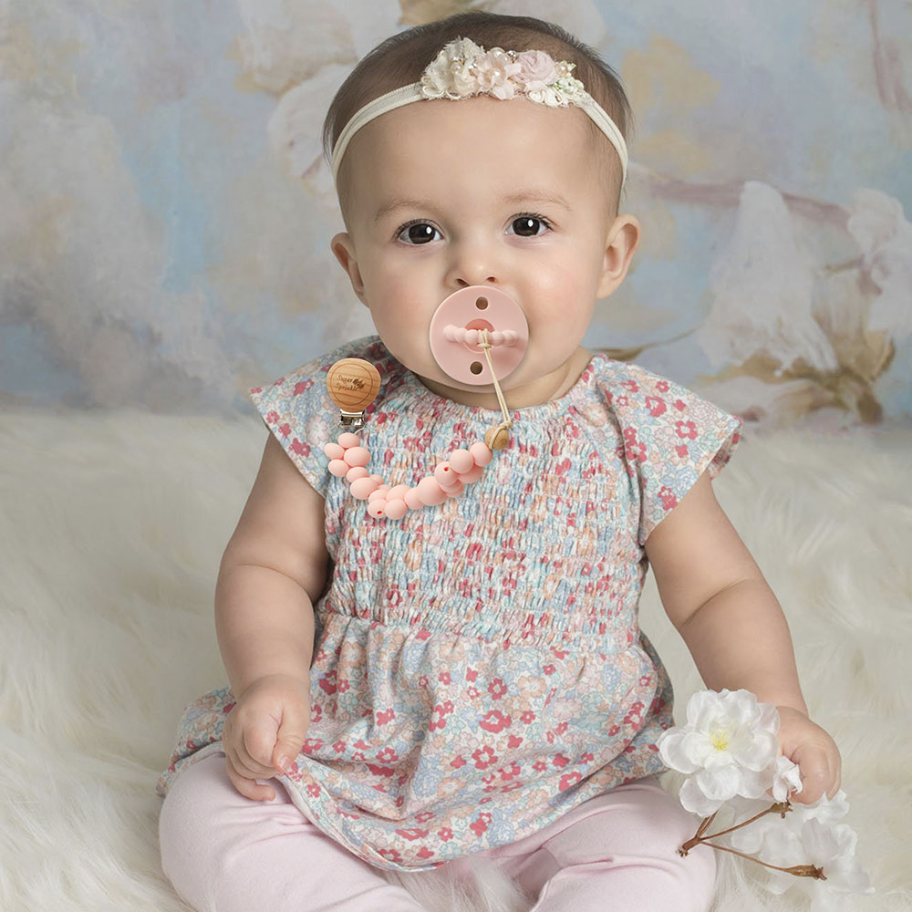 Sugar Sprinkle -  Macaron Pacifier Clip
