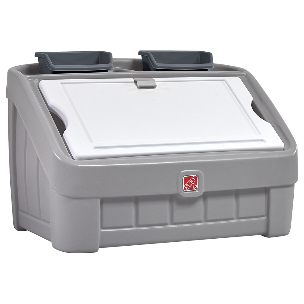 Step2 - 2-In-1 Toy Box & Art Lid - Grey