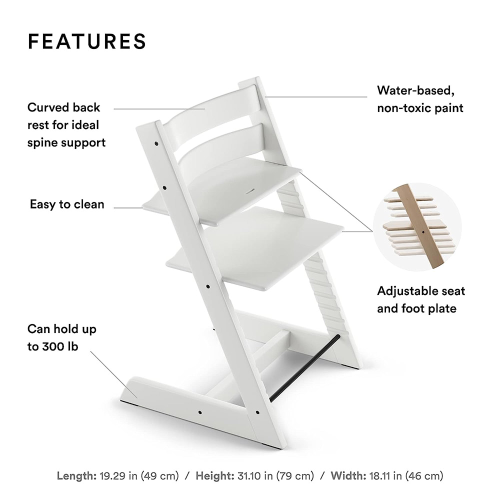 Stokke - Tripp Trapp Wooden Feeding High Chair
