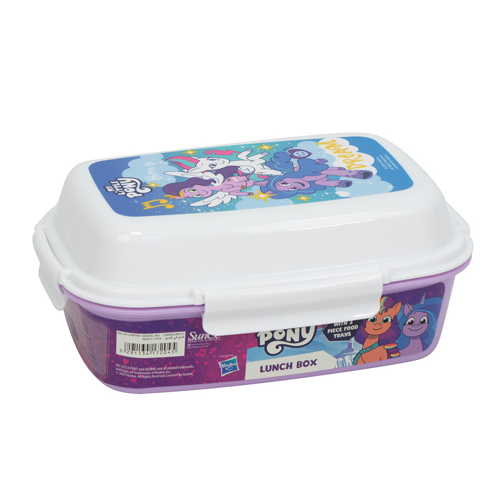 My Little Pony - 4 Compartment Lunch Box - Purple