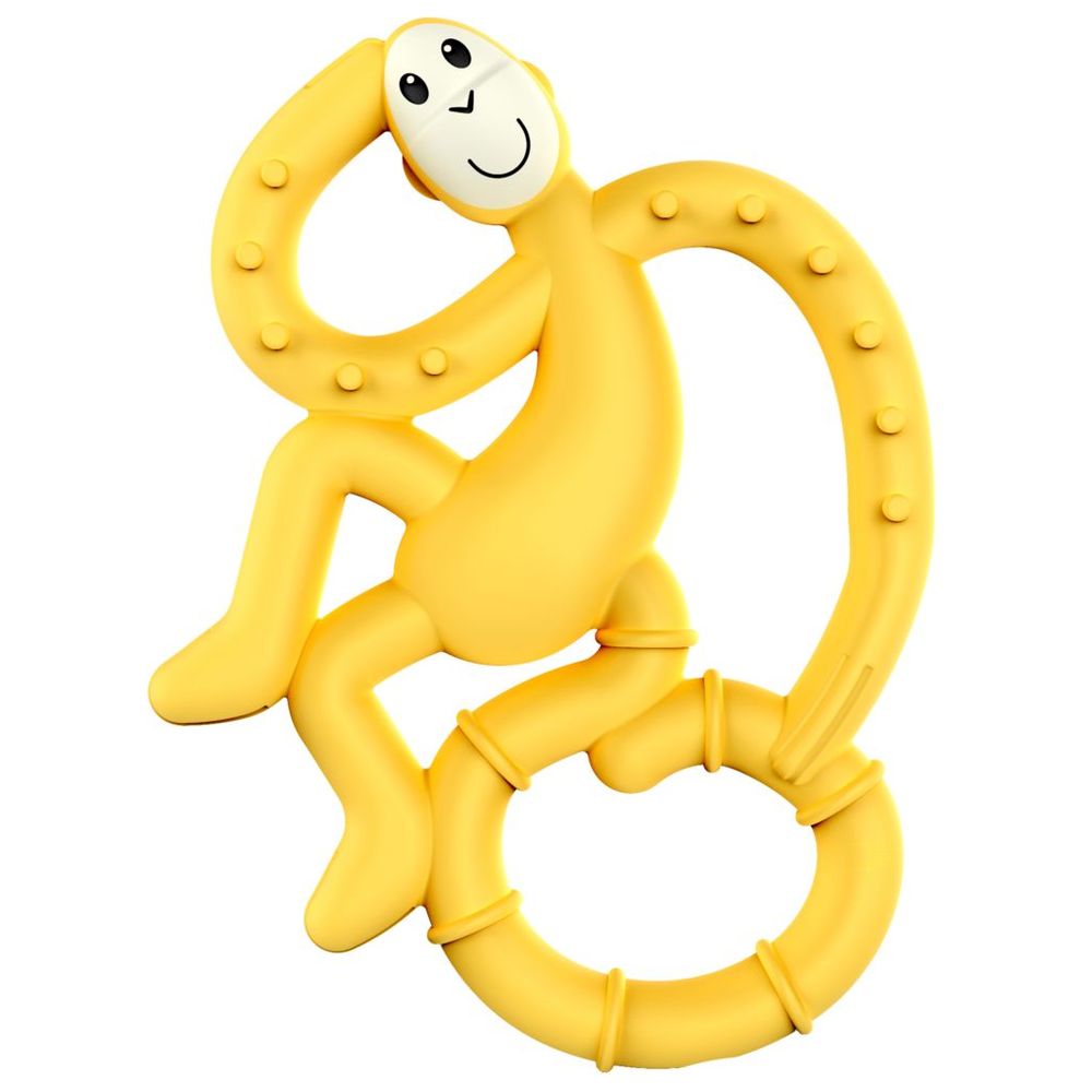 Matchstick Monkey - Mini Monkey Teether - Yellow