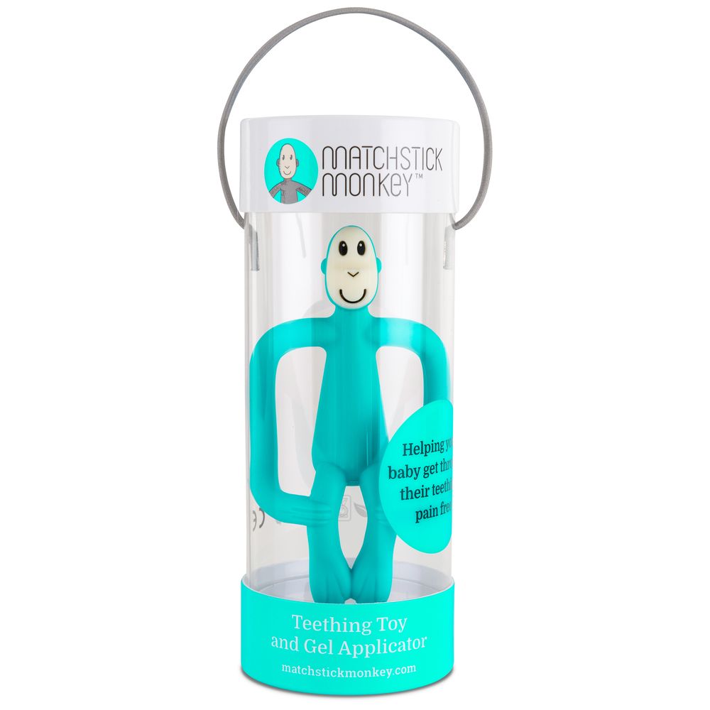 Matchstick Monkey - Teething Toy - Green