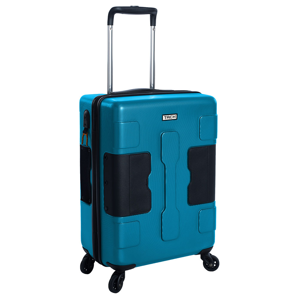 TACH - V3 Carry-On 22 Inch Luggage with Bottle Holder - Sky Blue