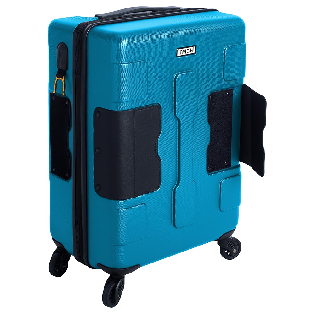 TACH - V3 Carry-On 22 Inch Luggage with Bottle Holder - Sky Blue