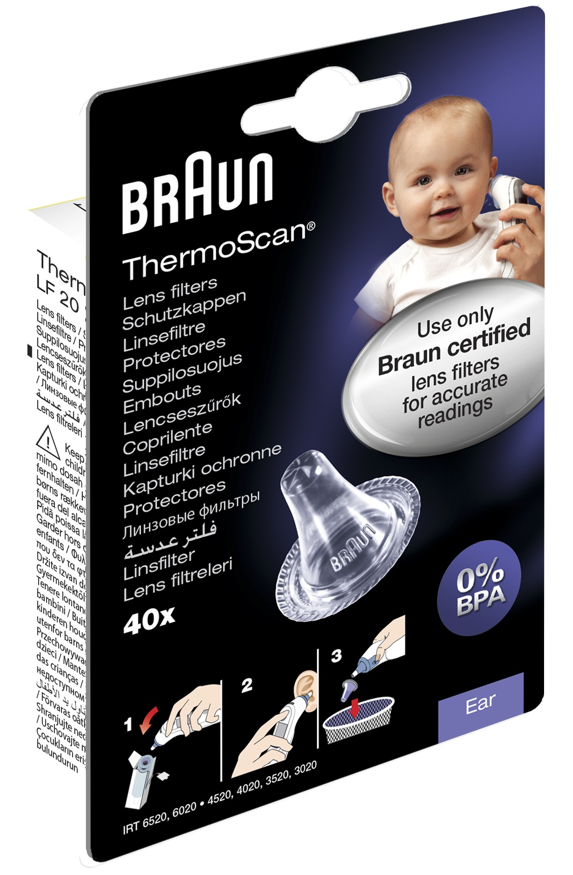 Braun Thermoscan Refill- 40 Pcs