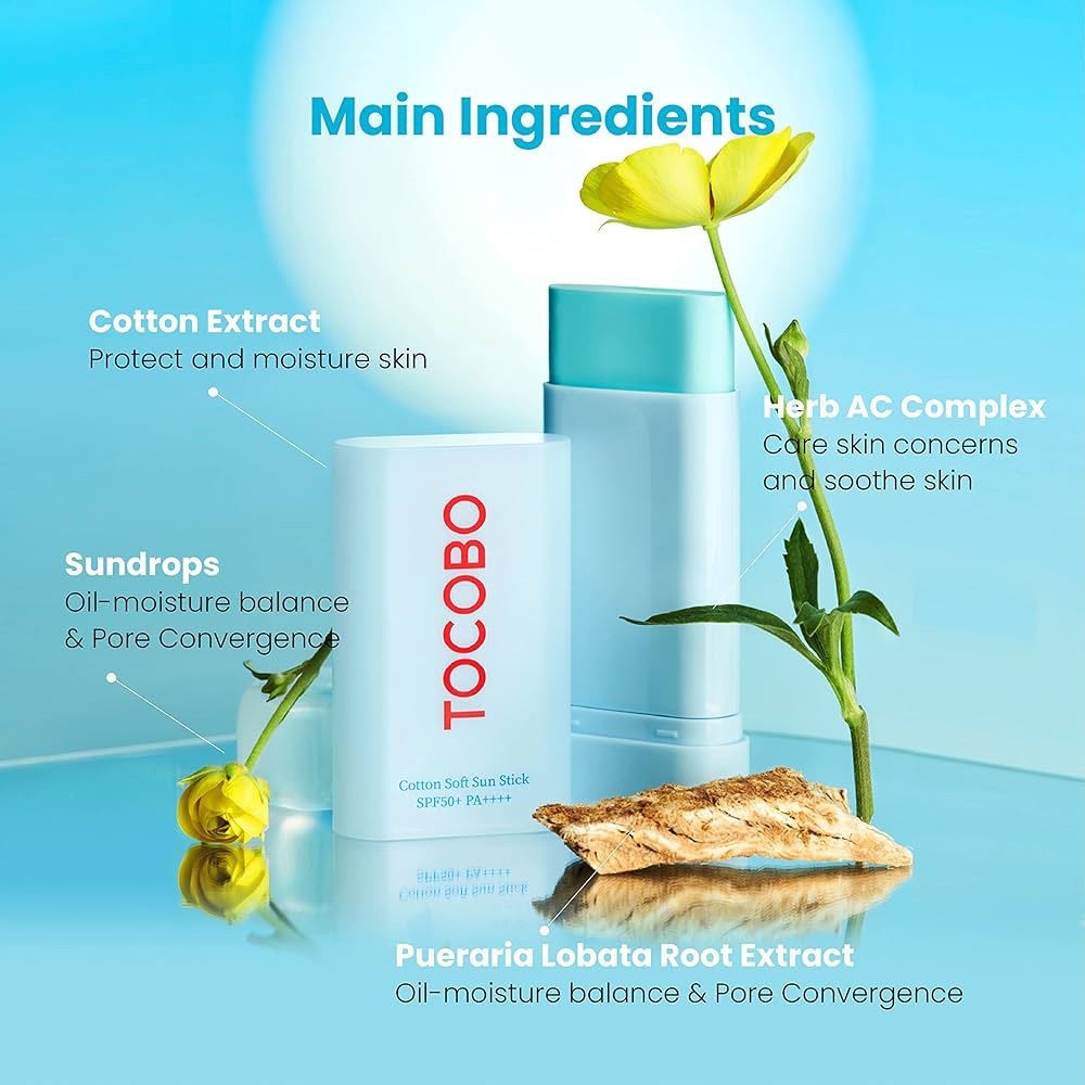 Tocobo - SPF50+ Cotton Soft Sun Stick - 19 g