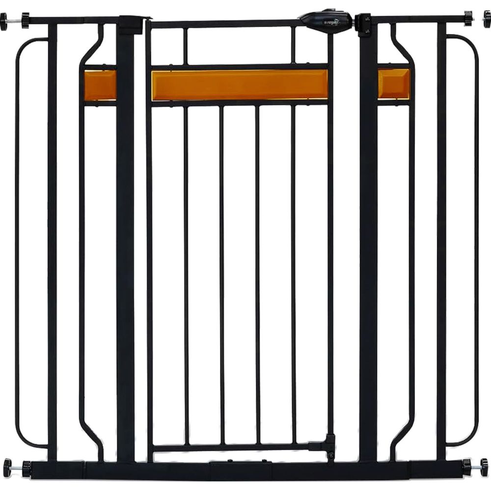 Regalo - Home Accents Extra Tall Designer Baby Gate - Black