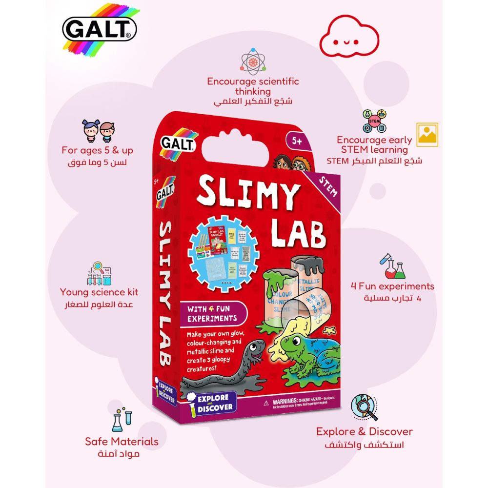 Galt Toys - Slimy Lab DIY Science Kit