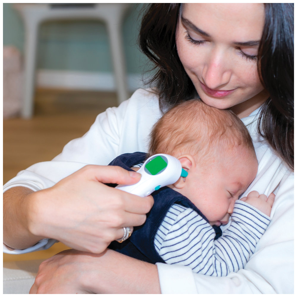 Bbluv - 5-in-1 LED Display Ora Non-Contact & Ear Thermometer