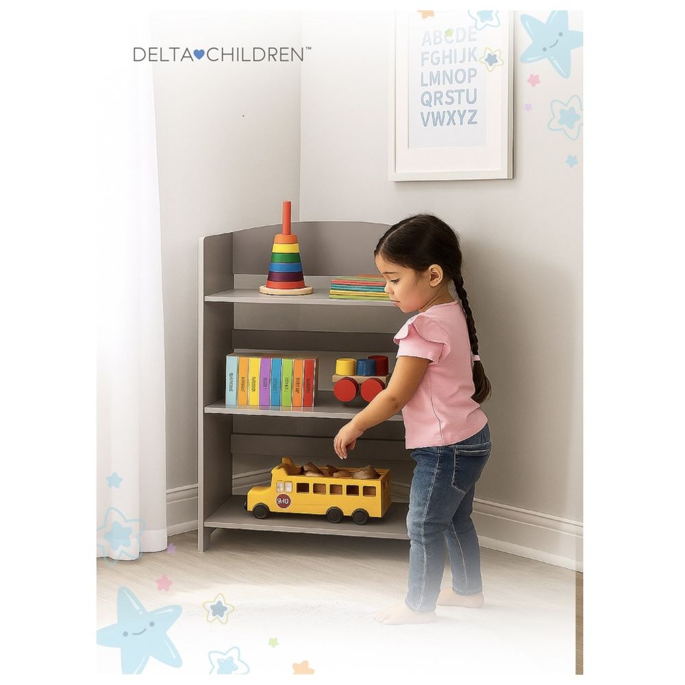 Delta Children - Mysize Bookshelf Organizer - Grey