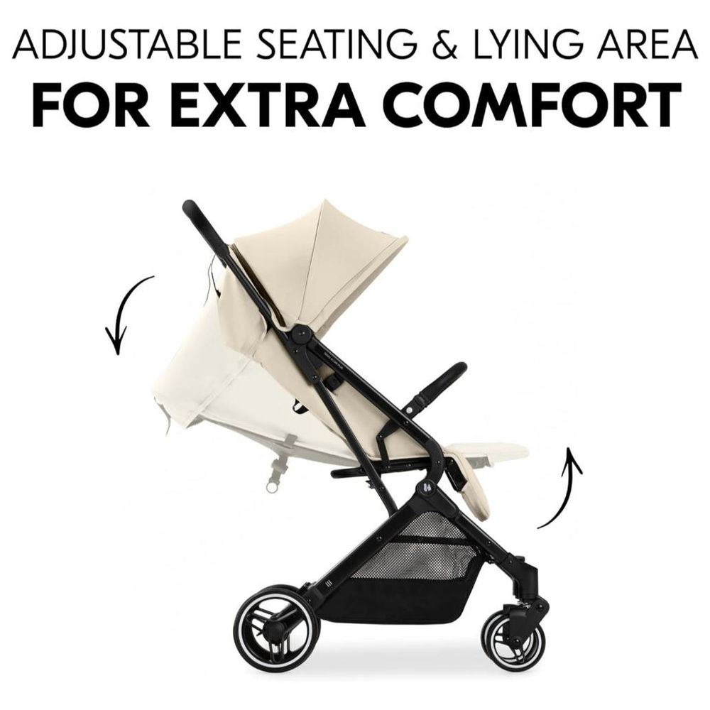 Hauck - Travel N Care Plus Travel Buggy with Reclining Function - Vanilla