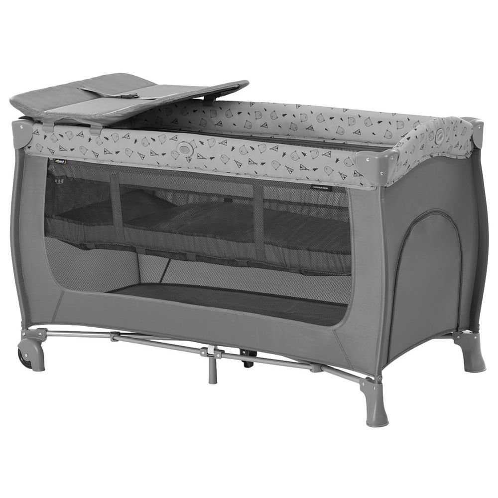 Hauck - Sleep N Relax Center Travel Cots - Nordic Grey