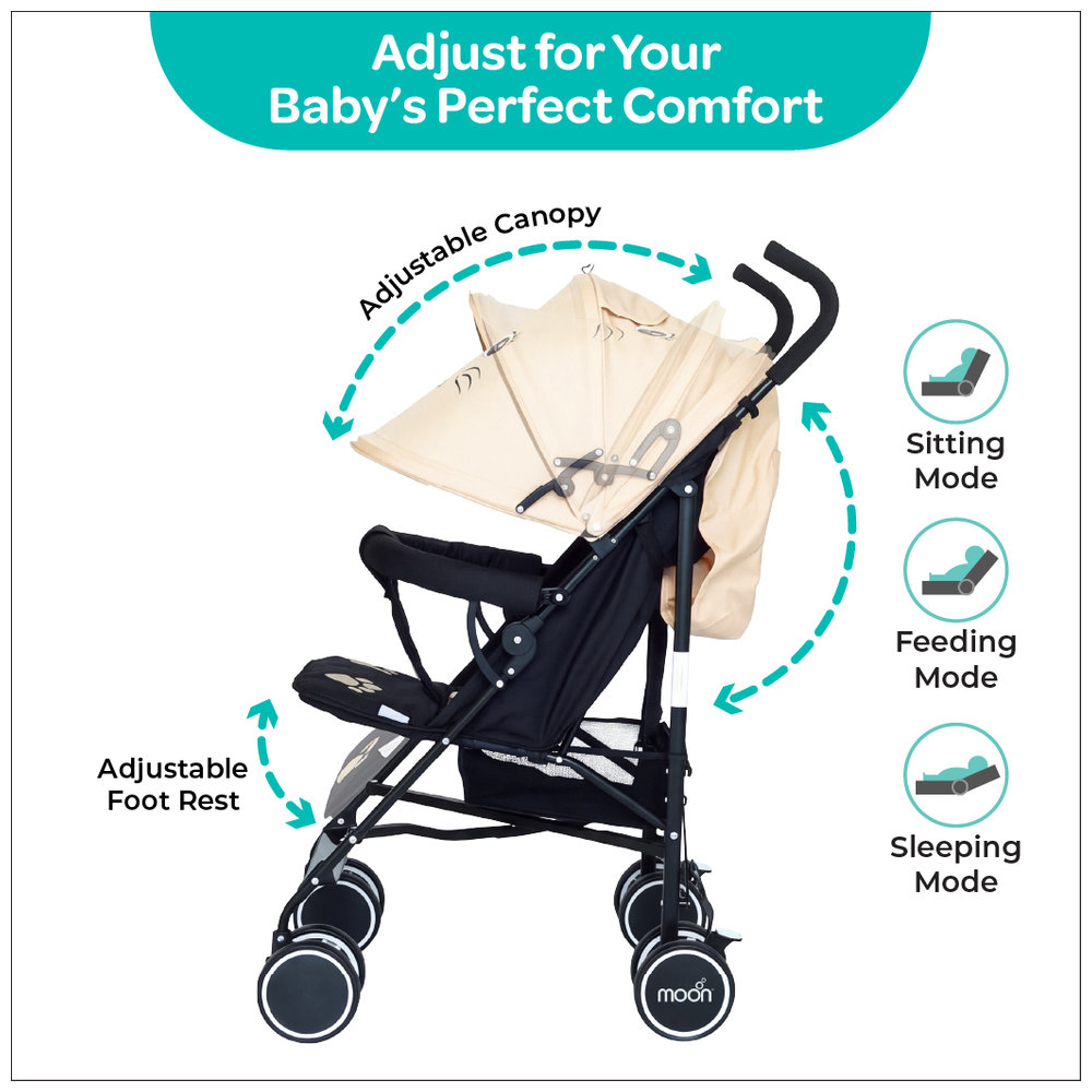MOON - Safari-Ultra Light Weight/Character Stroller Cat