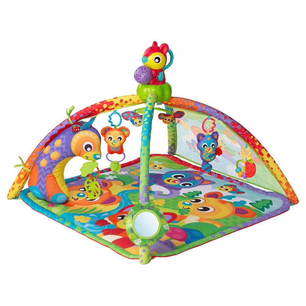 Playgro Woodlands Music & Lights Projector Gym