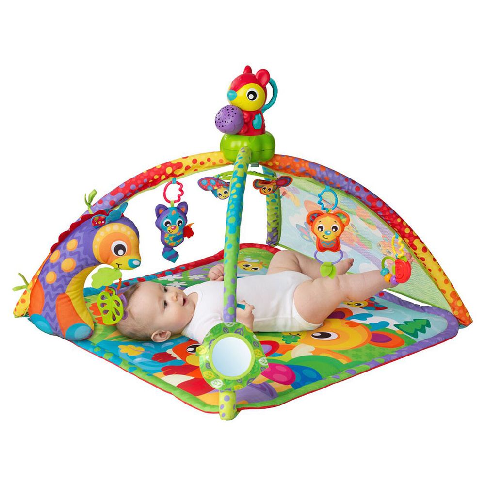 Playgro Woodlands Music & Lights Projector Gym