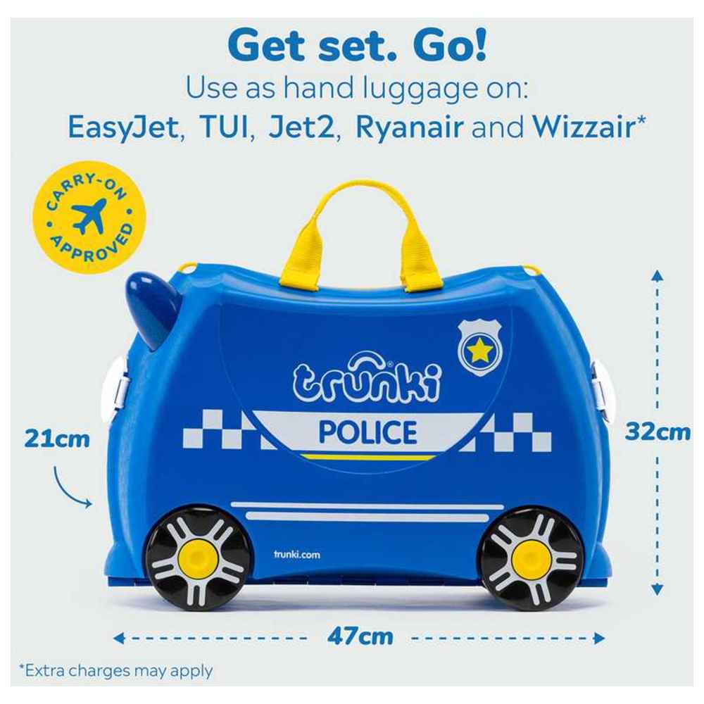 Trunki - Percy Police Car Kids Luggage