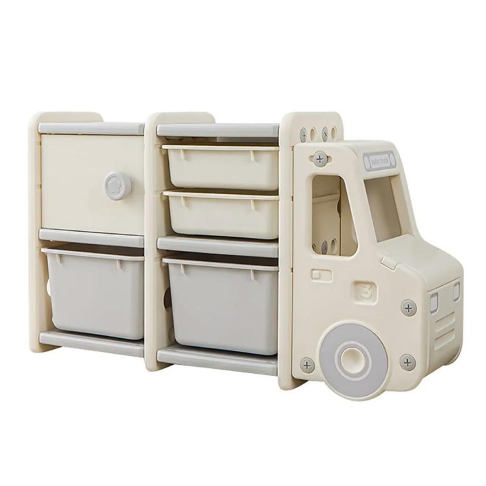 Bumble & Bird - Truck Themed Toy Storage Rack With 8 Bins