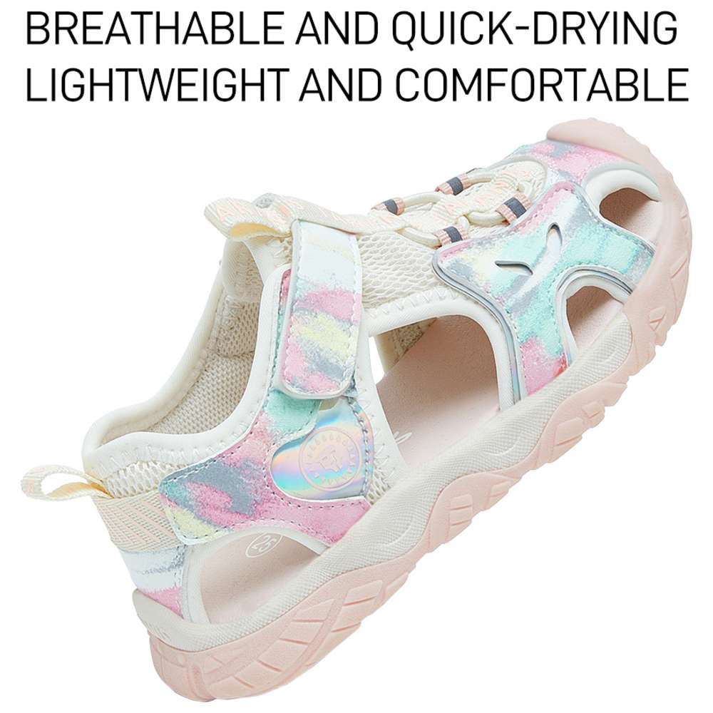 Taranis Girl's Synthetic Leather & Rubber Sandals