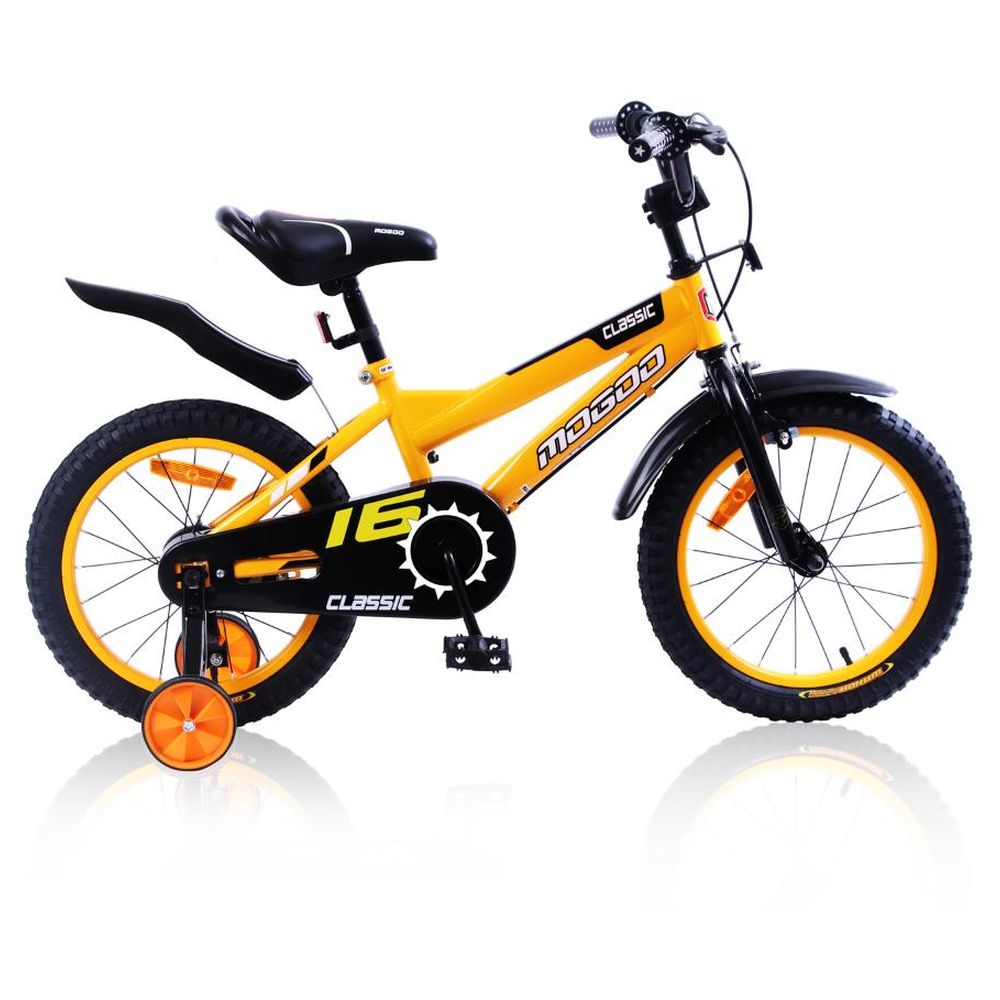 Mogoo - Classic 16 Inch Kids Bicycle - Yellow