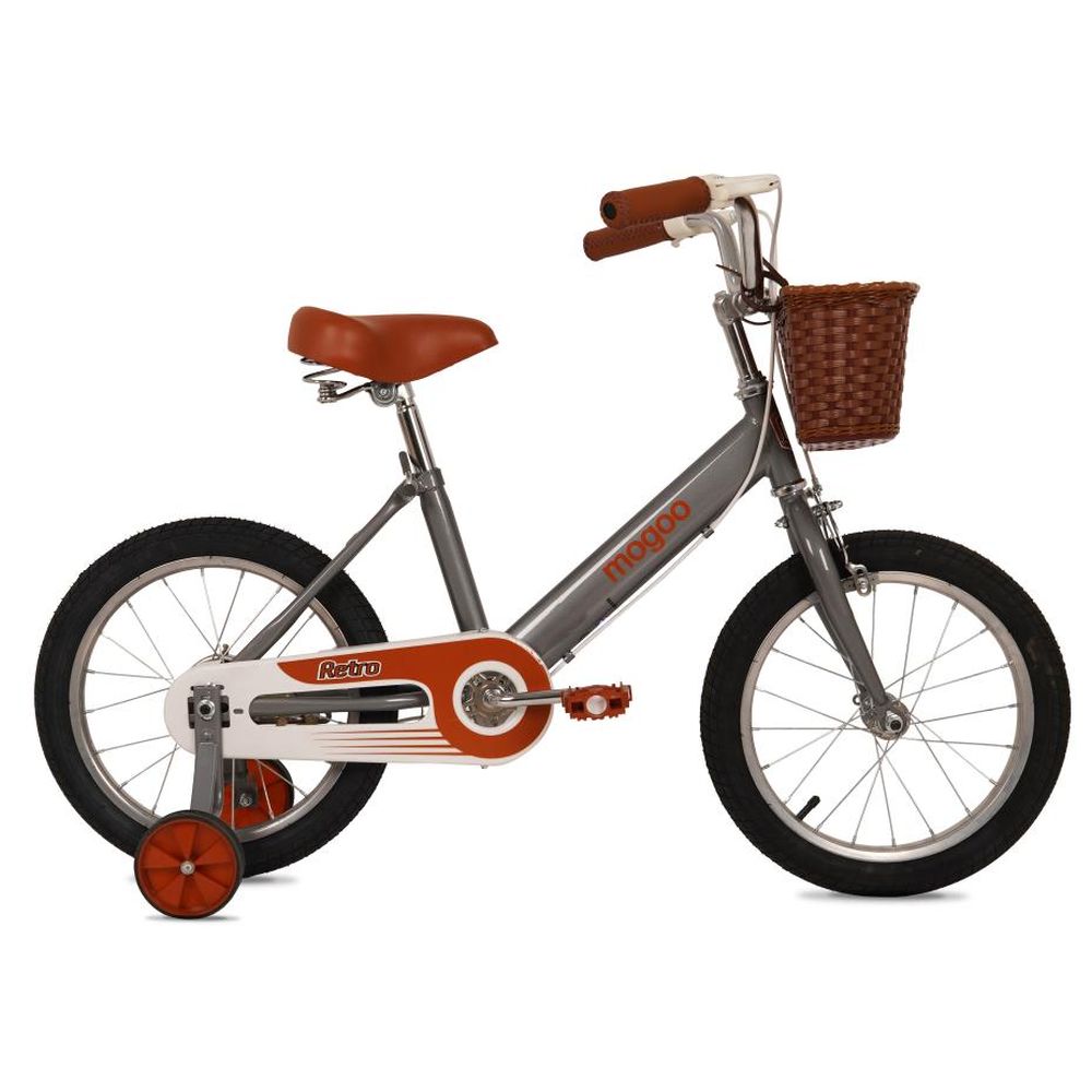 Mogoo - Retro Kids Bike - 16-inch - Grey