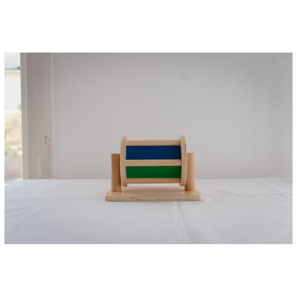 The Rolling Cart - Wooden Spinning Drum