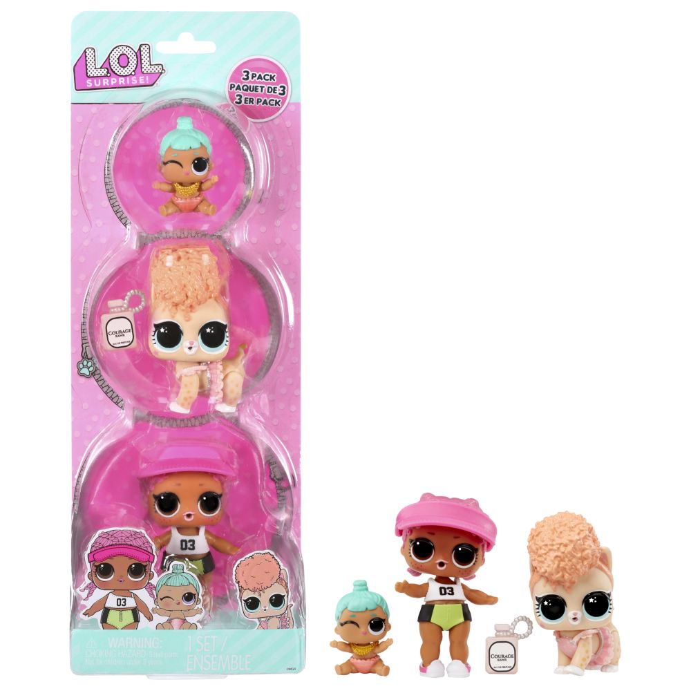 L.O.L Surprise - Spike With Kitty & Lil Genie Doll Playset - 3pcs