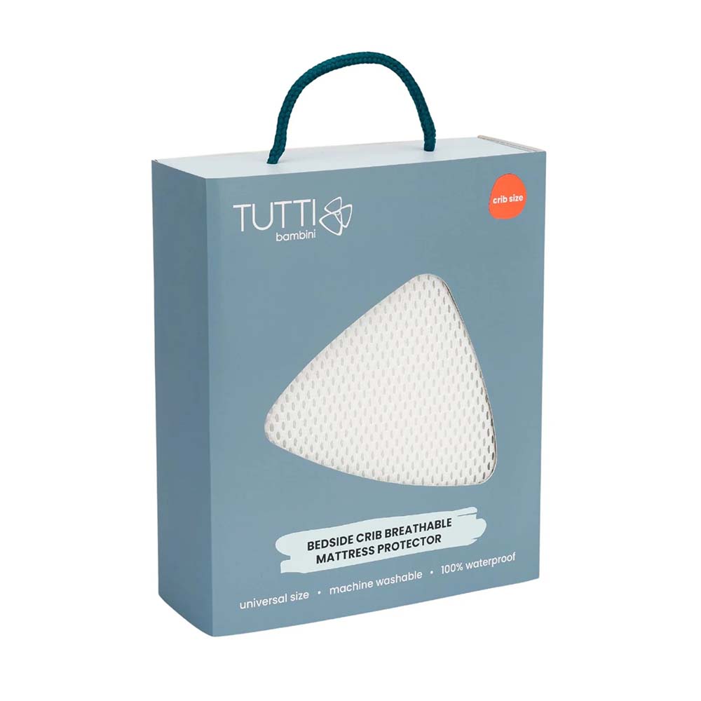 Tutti Bambini - Cozee Breathable Mattress Protector - White