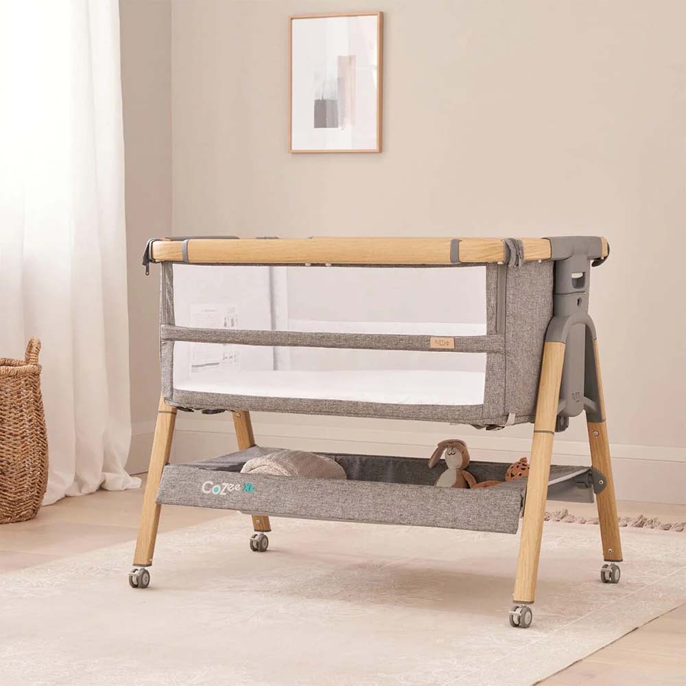 Tutti Bambini Cozee Crib Castors Set - Grey - Pack of 4