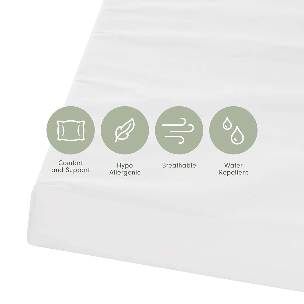 Tutti Bambini - Fibre Cot Bed Mattress - White - 70 x 140 cm